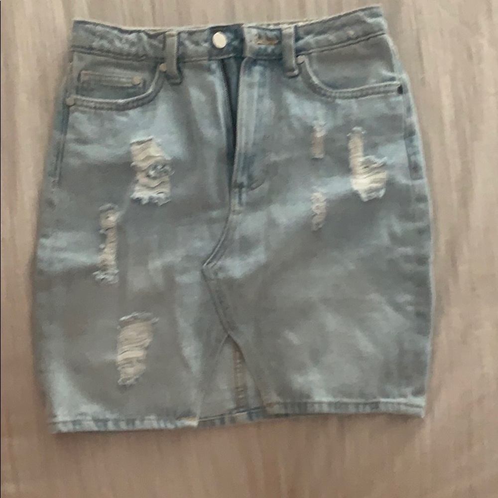 High waisted H&M Jean Skirt
